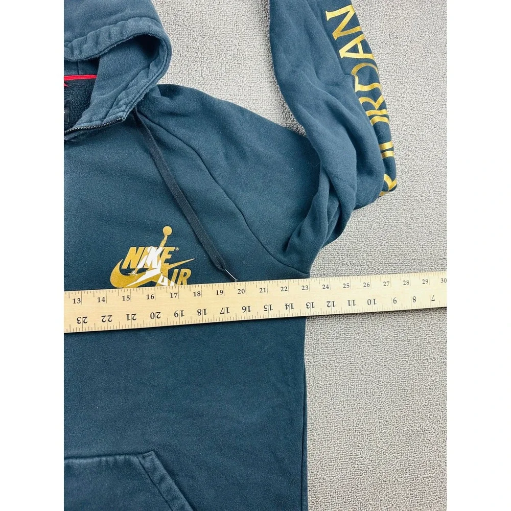 Jordan Jumpman Classics Full‎ Zip Hoodie Men L Blue Fleece Streetwear Athletic